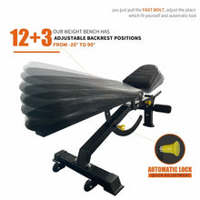 Load image into Gallery viewer, 1000LBS Multi-Functional Barbell Rack Squat Power Cage With Weight Bench (SAK35822)