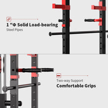 Load image into Gallery viewer, 1000LBS Multi-Functional Barbell Rack Squat Power Cage With Weight Bench (SAK35822)