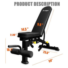 Load image into Gallery viewer, 1000LBS Multi-Functional Barbell Rack Squat Power Cage With Weight Bench (SAK35822)