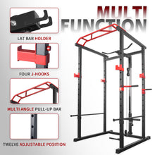 Load image into Gallery viewer, 1000LBS Multi-Functional Barbell Rack Squat Power Cage With Weight Bench (SAK35822)