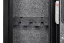 Load image into Gallery viewer, 5 gun safes with 3 pistol pockets, quick access biometric adjustable heavy-duty gun rack mounted gun safes