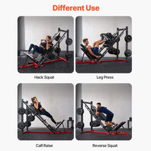 Load image into Gallery viewer, 2000LBS Adjustable Leg Press And Hack Squat Machine For Home Gym Workouts (SAK53148)
