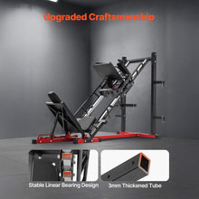 Load image into Gallery viewer, 2000LBS Adjustable Leg Press And Hack Squat Machine For Home Gym Workouts (SAK53148)