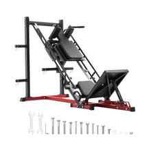 Load image into Gallery viewer, 2000LBS Adjustable Leg Press And Hack Squat Machine For Home Gym Workouts (SAK53148)