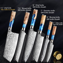 Load image into Gallery viewer, Chef's Kitchen Knife Set