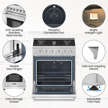 Load image into Gallery viewer, 30 Inches 120V Natural Gas Range with 5 Burners Cooktop