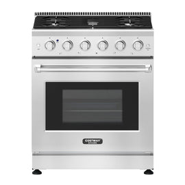 30 Inches 120V Natural Gas Range with 5 Burners Cooktop