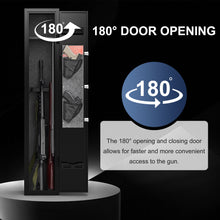 Load image into Gallery viewer, 5 gun safes with 3 pistol pockets, quick access biometric adjustable heavy-duty gun rack mounted gun safes