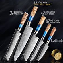 Load image into Gallery viewer, Chef's Kitchen Knife Set