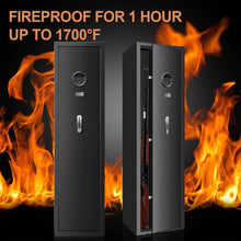 Load image into Gallery viewer, Heavy-Duty 57-Inch Anti-Theft Fireproof Biometric Gun Rifle Pistol Safe For Home, 11-12 Guns (SAK53816)