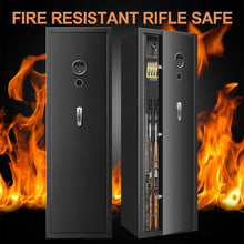 Load image into Gallery viewer, Heavy-Duty 57-Inch Anti-Theft Fireproof Biometric Gun Rifle Pistol Safe For Home, 11-12 Guns (SAK53816)