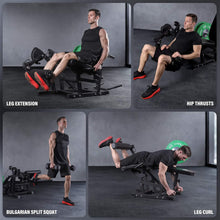 Load image into Gallery viewer, 800LBS Adjustable Lower Body Leg Extension And Curl Machine (SAK70528)