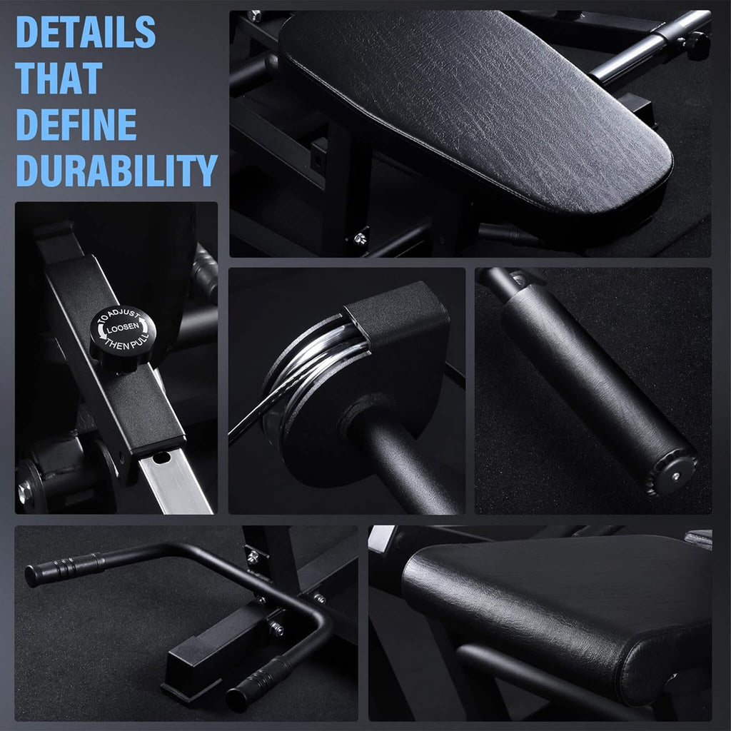 800LBS Adjustable Lower Body Leg Extension And Curl Machine (SAK70528)