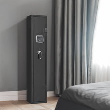 Load image into Gallery viewer, 5 gun safes with 3 pistol pockets, quick access biometric adjustable heavy-duty gun rack mounted gun safes