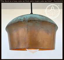Load image into Gallery viewer, Handcrafted Copper Farmhouse Ceiling Light | 8.5" Flush Mount