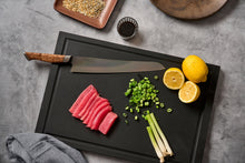 Load image into Gallery viewer, SteelCore™ 2-in-1 Walnut Cutting Board, 18"x12"