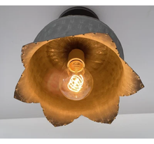 Load image into Gallery viewer, Lotus Galvanized Ceiling Light