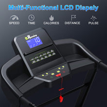 Load image into Gallery viewer, Compact 3.5HP Foldable Electric Treadmill With Bluetooth, LCD Display &amp; 12 Pre-Set Running Programs (SAK25879)