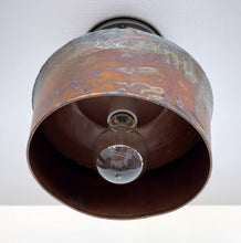 Load image into Gallery viewer, Handcrafted Copper Farmhouse Ceiling Light | 8.5" Flush Mount