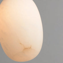 Load image into Gallery viewer, Egg-Shaped Alabaster Chandelier