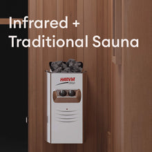 Load image into Gallery viewer, Finnmark FD-4 Trinity 2-Person Home Infrared &amp; Steam Sauna Combo [FD-KN004] (SAK41865)