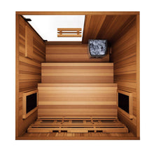 Load image into Gallery viewer, Finnmark FD-4 Trinity 2-Person Home Infrared &amp; Steam Sauna Combo [FD-KN004] (SAK41865)