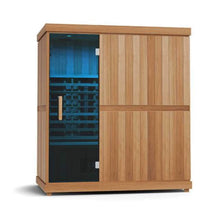 Load image into Gallery viewer, Finnmark FD-3 Full Spectrum 4-Person Capacity Home Infrared Sauna With Adjustable Sauna Feet [FD-KN003] (SAK52689)