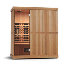 Load image into Gallery viewer, Finnmark FD-3 Full Spectrum 4-Person Capacity Home Infrared Sauna With Adjustable Sauna Feet [FD-KN003] (SAK52689)