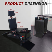 Load image into Gallery viewer, Foldable Multi-Functional Weight Bench For Full-Body Workouts With Resistance Bands, Footrest, And Leg Extender (SAK73642)