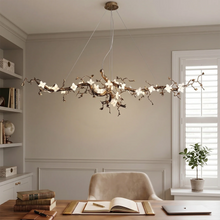 Load image into Gallery viewer, Handcrafted Sculptural Floral Branch Chandelier