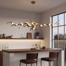 Load image into Gallery viewer, Handcrafted Sculptural Floral Branch Chandelier