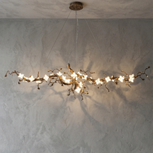 Load image into Gallery viewer, Handcrafted Sculptural Floral Branch Chandelier