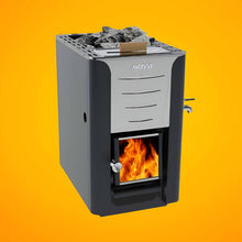 Load image into Gallery viewer, Harvia 20 ES Pro Wood Sauna Stove With Water Tank &amp; Stauna Stones, 24.1KW [WK200ES] (SAK48251)