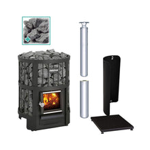 Load image into Gallery viewer, Harvia Legend 150 16KW Wood-Burning Sauna Stove Package [LGND-PKG-BK/SS] (SAK65148)
