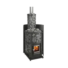 Load image into Gallery viewer, Harvia Legend 150 16KW Wood-Burning Sauna Stove Package [LGND-PKG-BK/SS] (SAK65148)