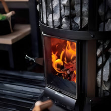 Load image into Gallery viewer, Harvia GreenFlame Legend 240 Wood Sauna Stove With Sauna Stones, 15.9KW [WK200LD] (SAK84935)