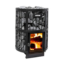 Load image into Gallery viewer, Harvia GreenFlame Legend 240 Wood Sauna Stove With Sauna Stones, 15.9KW [WK200LD] (SAK84935)
