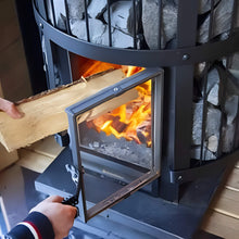 Load image into Gallery viewer, Harvia GreenFlame Legend 240 Wood Sauna Stove With Sauna Stones, 15.9KW [WK200LD] (SAK84935)