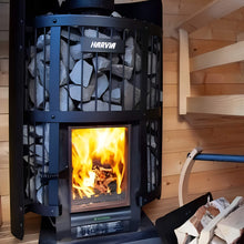Load image into Gallery viewer, Harvia GreenFlame Legend 240 Wood Sauna Stove With Sauna Stones, 15.9KW [WK200LD] (SAK84935)