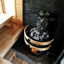 Load image into Gallery viewer, Harvia Legend Duo Wood Burning Sauna Stove/Fireplace Combo With Sauna Stones (SAK30749)