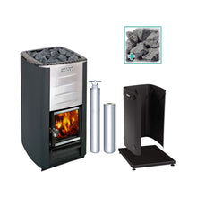 Load image into Gallery viewer, Harvia M3 16.5KW Premium Wood-Burning Sauna Stove Kit [M3 SS PKG] (SAK19523)
