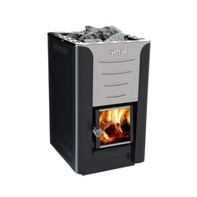 Load image into Gallery viewer, Harvia Pro 20 WH Wood Burning Sauna Stove Package 24kW [PRO20-PKG-SS/BK-WH] (SAK37165)