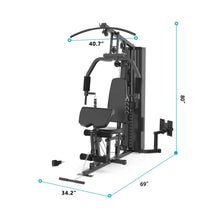 Load image into Gallery viewer, Heavy-Duty All-In-One Home Gym Workout Station For Full Body Strength Training, 150LBS (SAK12959)