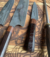 Load image into Gallery viewer, Japanese Stainless Steel Damascus Professional kitchen set