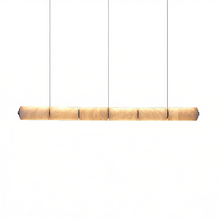 Load image into Gallery viewer, Linear Alabaster LED Chandelier