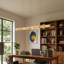 Load image into Gallery viewer, Linear Alabaster LED Chandelier