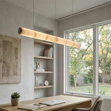 Load image into Gallery viewer, Linear Alabaster LED Chandelier