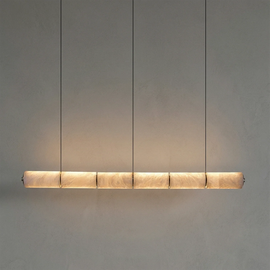 Linear Alabaster LED Chandelier