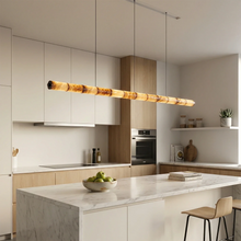 Load image into Gallery viewer, Linear Alabaster LED Chandelier