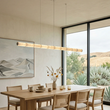 Load image into Gallery viewer, Linear Alabaster LED Chandelier